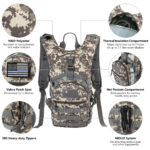 SHARKMOUTH Tactical Hydration Backpack Front View