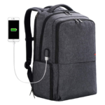 SLOTRA Laptop Backpack with Lunch Box Side View