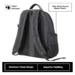 STEELHEAD Multi-Function Backpack Back View