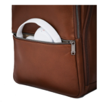 Samsonite Classic Leather Slim Backpack Pocket View