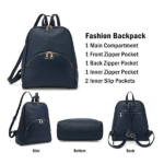 Scarleton Chic Casual Backpack Exterior View