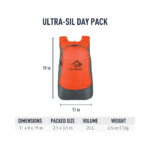 Sea to Summit Ultra-Sil Day Pack Backpack - Measurement