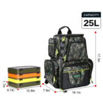 SeaKnight Fishing Tackle Backpack Dimension View