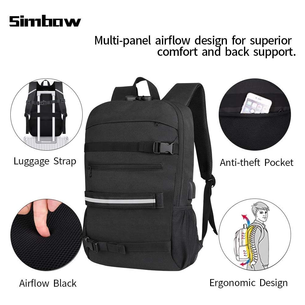 Compare Simbow Skateboard Backpack - Backpacks Global