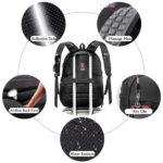 Sosoon Extra Large Laptop Backpack Back View