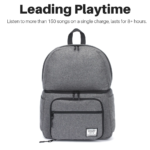 Super Real Business Bluetooth Cooler Backpack with Speakers Front Detail View