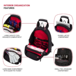 SwissGear 2767 Work Backpack Compartment View