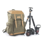 TARION M-02 Canvas Camera Backpack Front View