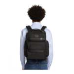 TUMI Men's Alpha Brief Backpack Wearing View