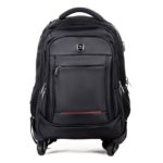 Temilla 360° Rotating Rolling Backpack Front View