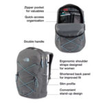 The North Face Womens Jester Backpack Interior and Exterior View