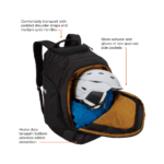Thule RoundTrip Ski Boot backpack - Compartments