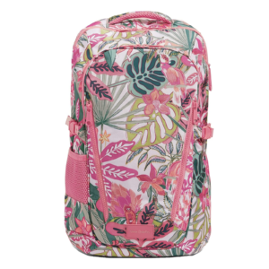 Vera Bradley Recycled Lighten Up Reactive Lay Flat Travel Backpack Front View