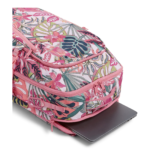 Vera Bradley Recycled Lighten Up Reactive Lay Flat Travel Backpack Laptop Compartmen View