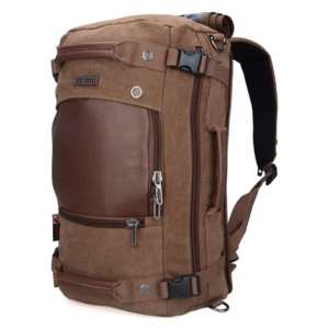 WITZMAN Mens Canvas Backpack
