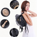 WYSBAOSHU Owl Mini Fashion Backpack Detail View