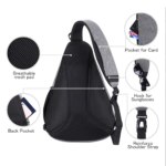 Waterfly Sling Backpack Back View