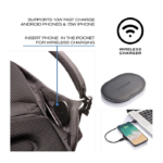 XD Design Bobby Tech Anti-theft Backpack Wireless Charger View
