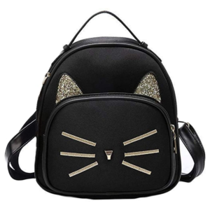 XMRSOY Small Cat Velvet Backpack