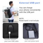 YALUNDISI Laptop Backpack Charger View