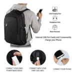 Yorepek Slim Laptop Backpack Charger View