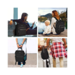Ytonet Anti-Theft Backpack - When Worn