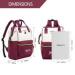 Zomake Casual School Backpack Side View