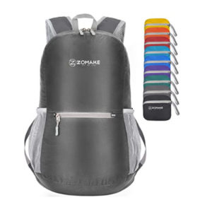 Zomake Ultra-lightweight Hiking Backpack Front View