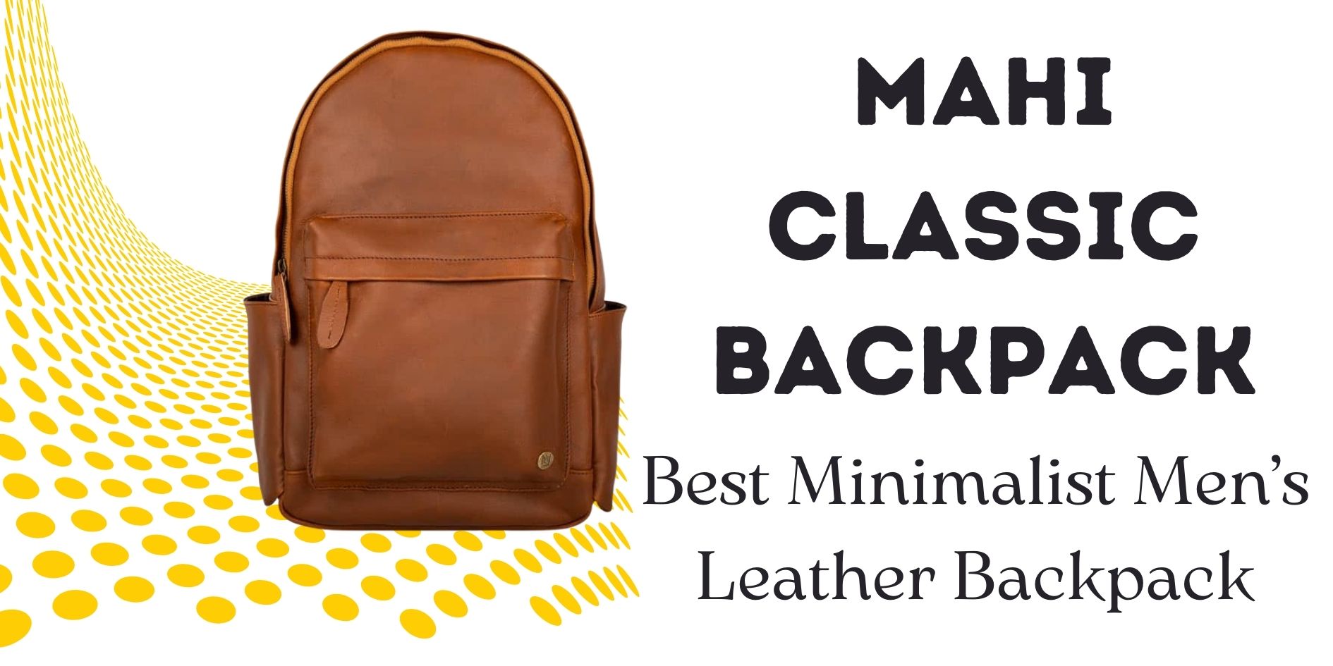 Best Minimalist Men’s Leather Backpack