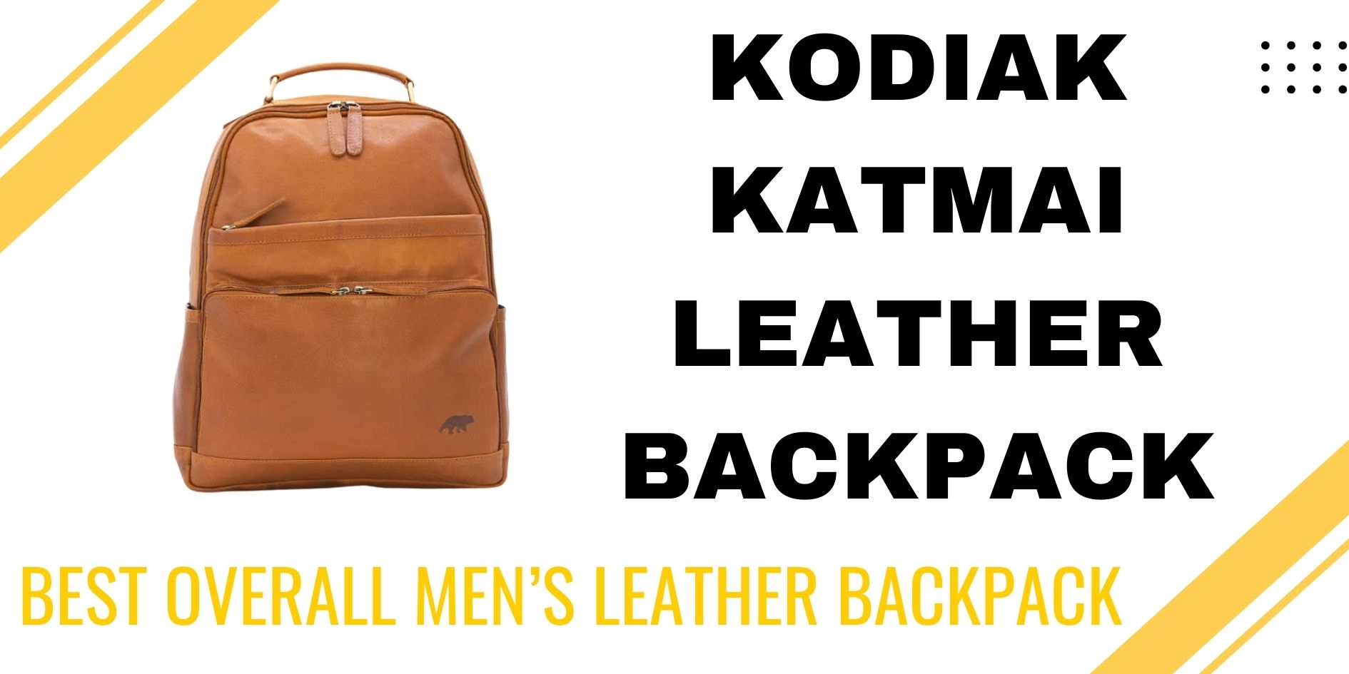Best Overall Men’s Leather Backpack