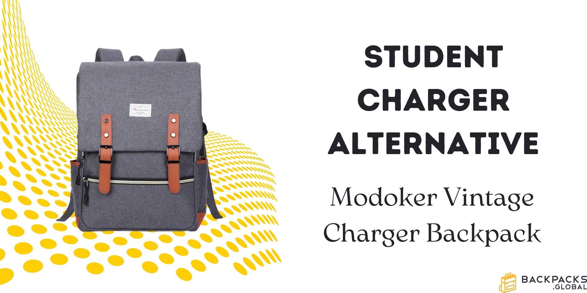 Modoker Vintage Charger Backpack