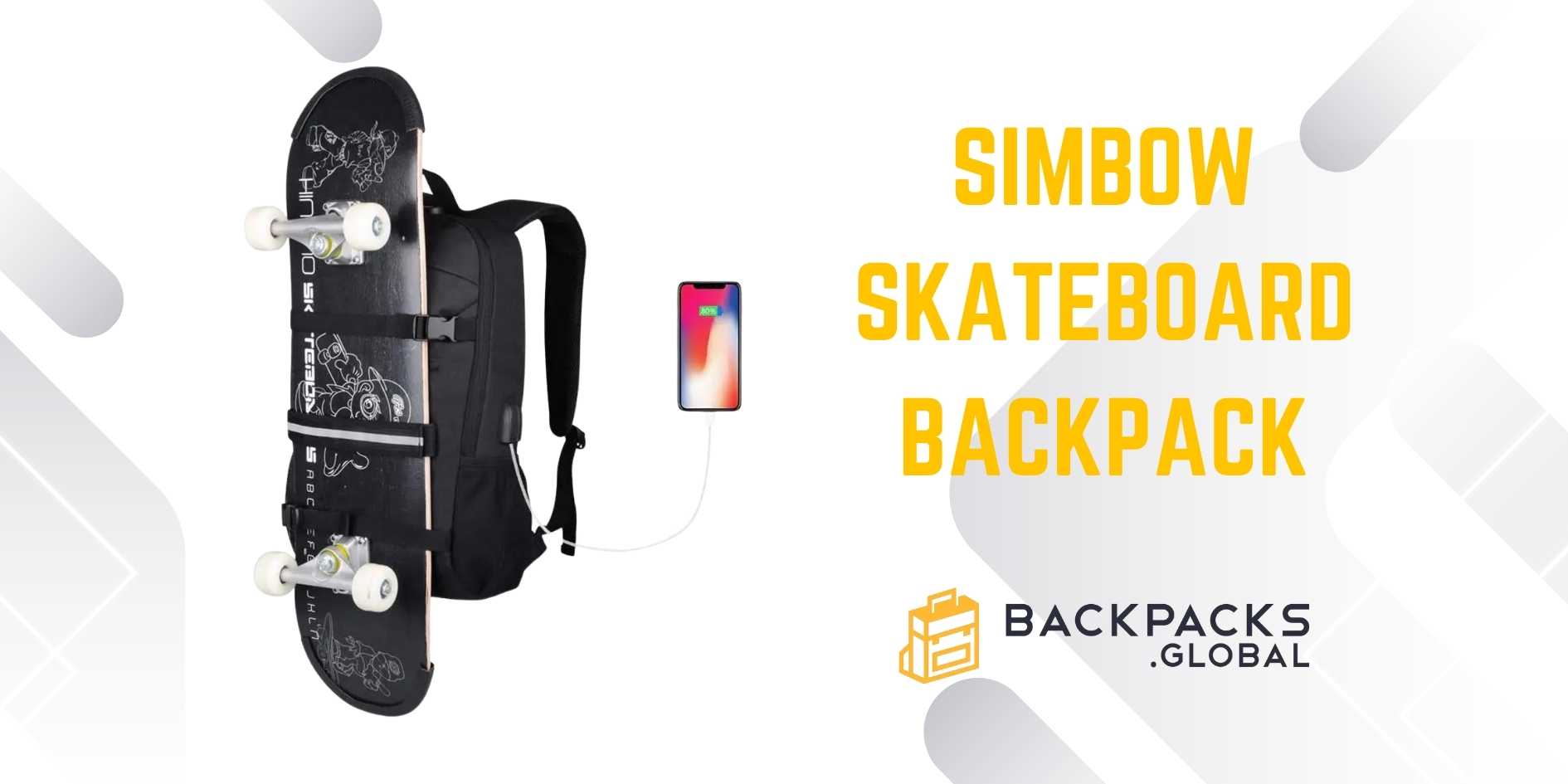 Simbow Skateboard Backpack