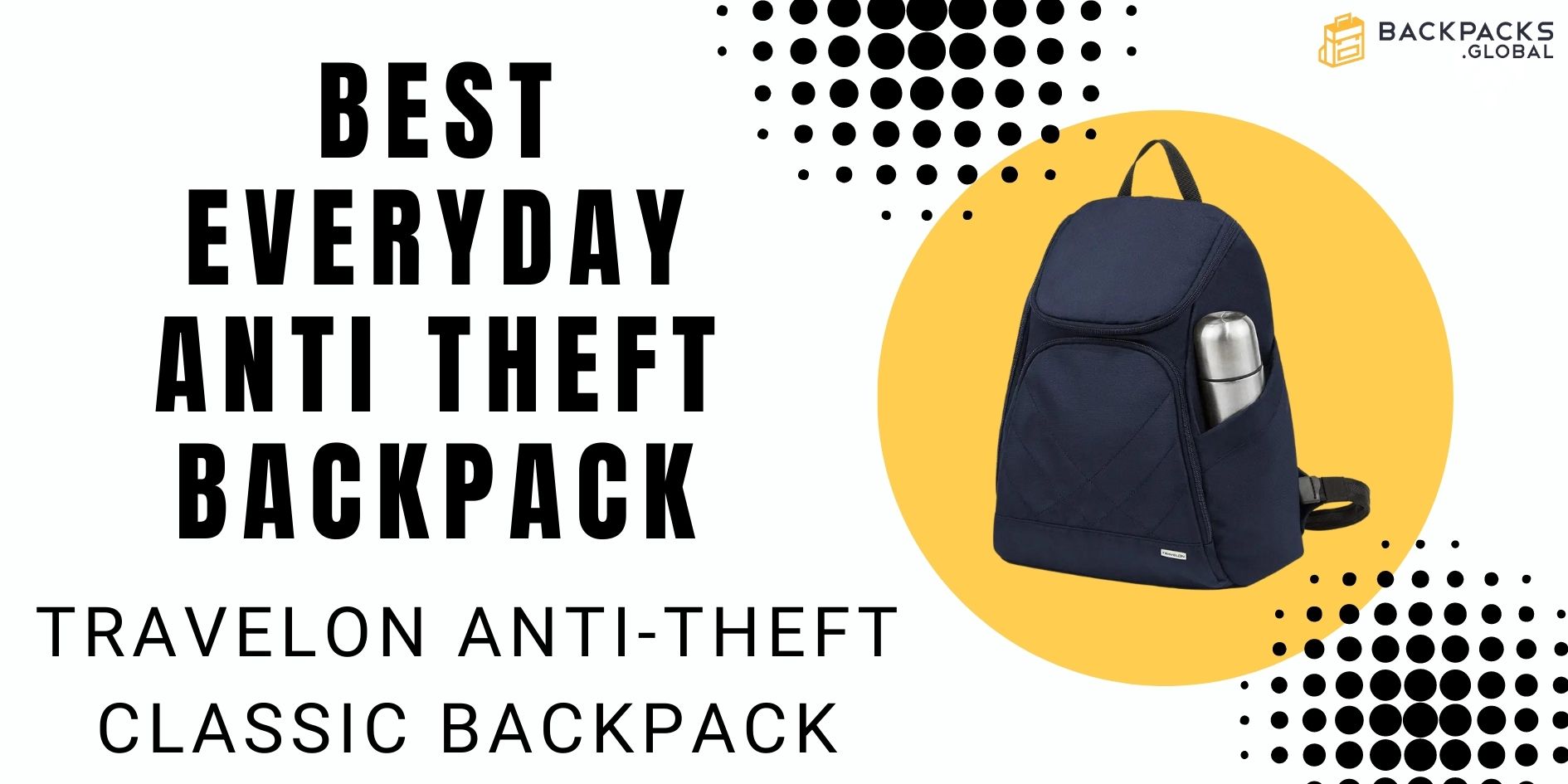 Travelon Anti-Theft klassisk ryggsäck