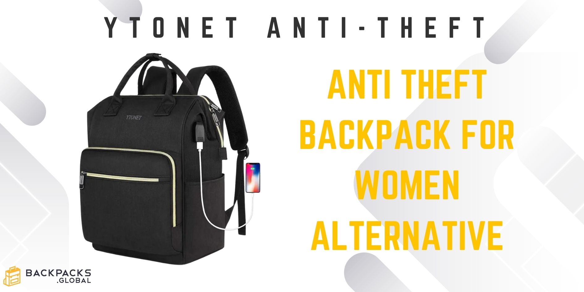 Ytonet Anti-Theft Backpack